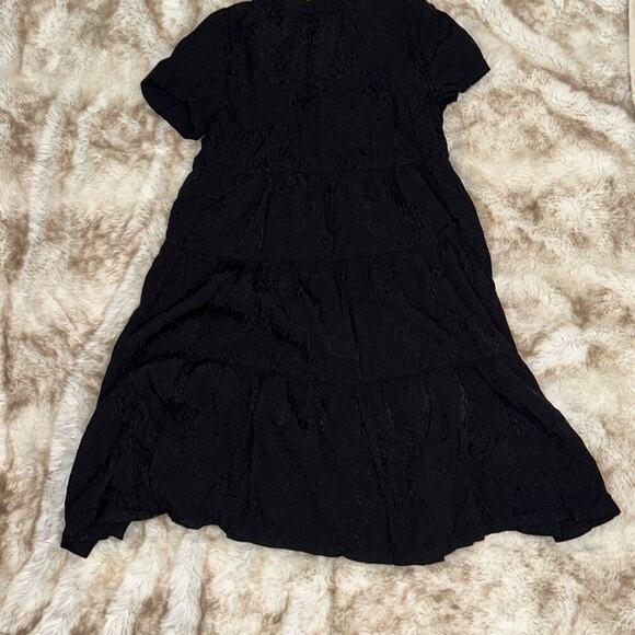 Maeve by Anthropologie Tiered Black Mini Dress | Sz XS - Picture 8 of 8